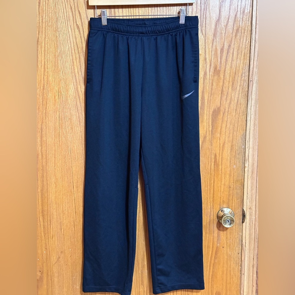 Adidas Primegreen (A) men’s sz medium Black Joggers with Gray Stripes